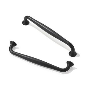 TUNNY 10 Pack Cabinet Handles-5"/128mm Screw Spacing Matte Black Furniture Hardware Handles for Kitchen Cabinets Bedroom Dresser Wardrobe Cabinet Pulls