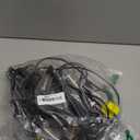 Brightever 50FT Outdoor String Lights Waterproof, 2700K Bright LED Patio Lights with 27 ST38 Shatterproof Vintage Bulbs, Retro Connectable Edison String Lights for Outside, Garden, Balcony, Porch (50FT-Warm White, Black Wire)