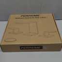 Bathroom Faucets for Sink 3 Hole - 8 Inch Waterfall Bathroom Sink Faucets with Metal Pop-up Drain and Supply Lines, Modern Widespread Elegant Faucet, P3009B (Matte Black)