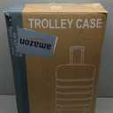 OLIXIS 3-Piece Suitcase Set, Hardside Luggages with Spinner Wheels, Lightweight ABS Hard Shell Travel Luggage, Expandable Carry-On Suitcase with TSA Approved LockBlack(20+24+28 Inch)