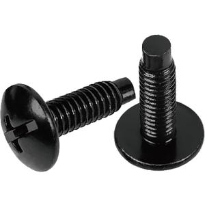 Tecmojo Rack Mount Screws 50 Pack - 10-32 Pan Head, Phillips Type Pilot Point Screw, for Network Racks, Enclosures and Server Cabinets, Tapped Hole Instalation