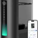 Dreo 6L Humidifiers for Bedroom, Smart Warm & Cool Mist for Large Room, 60Hr Quiet Runtime for Baby, Plant, Humidity Sensor, Indicator Light, 12H Timer, Google/Alexa, Black