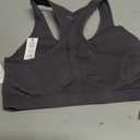 Jockey womens Mid Impact Removable Cup Seamless Sports Bra (Gray, M)