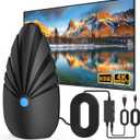 TV Antenna Indoor, 900+ Miles Long Range Digital AntennaAntenna for Smart TV for Easy Installation and All Smart/Old TVs, Supports 4K 1080P HD VHF UHF