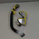 Cressi Snorkeling Combo For Adults, Black/Yellow