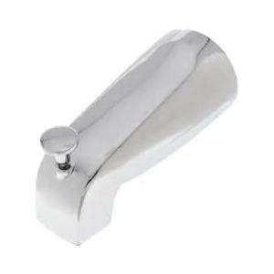 5-1/8" Mixet Quicklift Chrome Diverter Tub Spout (for 1/2" Iron Pipe)