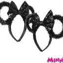 Disney Minnie Christmas Headband and Light-Up Necklace Set  Kids Holiday Accessory Gift Set, Ages 3+