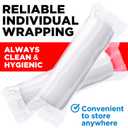 24 Gauze Rolls - 4" x 4.1yd - Soft and Breathable Rolled Gauze - Latex-Free Premium Individually Wrapped Bandages with Bonus Tape - First Aid Conforming Stretch Wrap for Wound Care - Vet Wrap