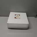 Rubtlamp 60PCS Christmas Plastic Plates, White Plastic Plates With Red and Green Christmas Tree, christmas Party Disposable Plate Include 30 Green Dinner Plate, 30 Red Salad Platos