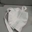 guduling Maid Apron, White Aprons With Ruffles and Ties, White Waist Apron, Small Aprons for Women Kitchen Cooking Restaurant Coffee Shop and Cosplay