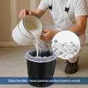 Paint Strainer Bag, 5 Gallon Fine Mesh Paint Filter Bag with Elastic Top Opening, Paint Coating Filter Bag for Paint, Brewing & Gardening (8-Pack)