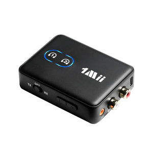 1Mii RCA Bluetooth 5.3 Adapter for TV, 3.5mm AUX Bluetooth Transmitter Receiver for 2 AirPods or Headphones, Home Stereo, Speakers, Projector, Treadmills, PC, with Volume Control, aptX Low Latency
