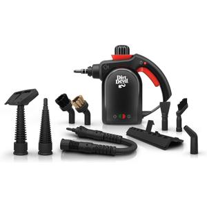 Dirt Devil 7-in-1 Handheld Steamer, Pressurized Steam Cleaner for Home Use, XL Water Tank, Includes Specialized Cleaning Tools, Portable Steam Cleaner for Bathroom, Clothes, Furniture and More