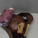 Pirate Hat and Accessories Set with Eye Patch Necklace Sash Leather Bracelets for Men Women Pirate Costume Halloween Cosplay Renaissance Outfit