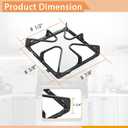 WB31K10034 Burner Grate Replacement for GE Burner Grate Stove Parts General Electric Gas Range Stove Top Surface Grate, Cast Iron Rack, 4 Pack