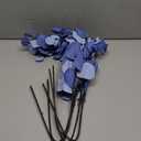 Blue Eucalyptus Stems Fake Eucalyptus Leaves 34 Long Silver Dollar Leaves 5 Pcs Silk Eucalyptus Stems for DIY Bouquet Arrangements Centerpieces Shower Decorations-Artificial Eucalyptus Spray