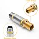 Stanbroil LP Propane Gas Fire Pit 1/2" Air Mixture Valve - High Capacity 150K BTU Stainless Steel