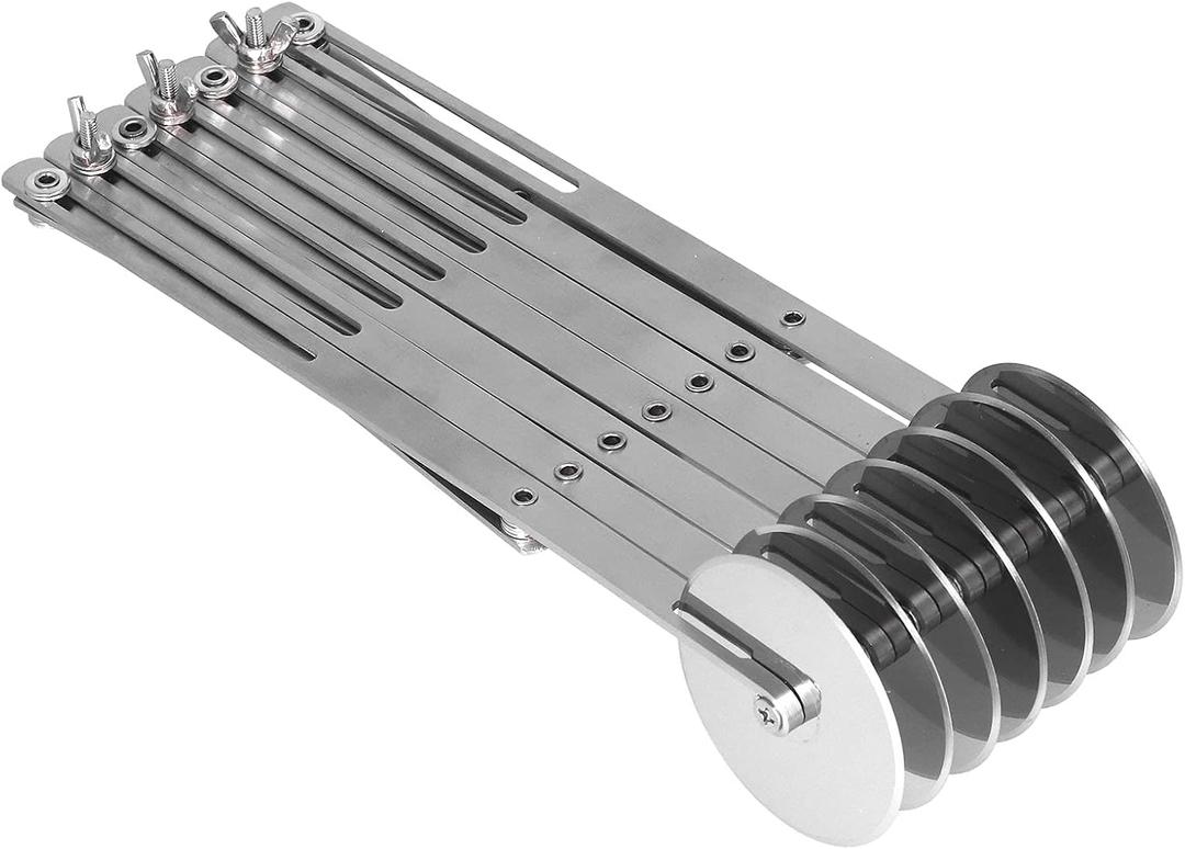 Stainless Steel Pastry Cutters, Stainless Steel Multi Dough Roller Wheel Pastry Cutter Wheel Dough Roller Divider Biscuits Pastry Pizza Cutter Baking Tools