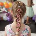 30 Pieces Pink Star Hair Clips Color Cute Metal Hair Barrettes Toddler No Slip Hair Clip Hair Accessories for Women Girls Mixed Color