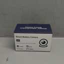 2.4G/5G WiFi 6 Wireless Outdoor/Indoor Security Camera, Solar Powered 2.5K 4MP, Cloud/SD Storage, Color Night Vision, AI Human Detection, Spotlight & Siren, 2-Way Talk, Dual Band, IP65 (WiFi White with Solar Panel)