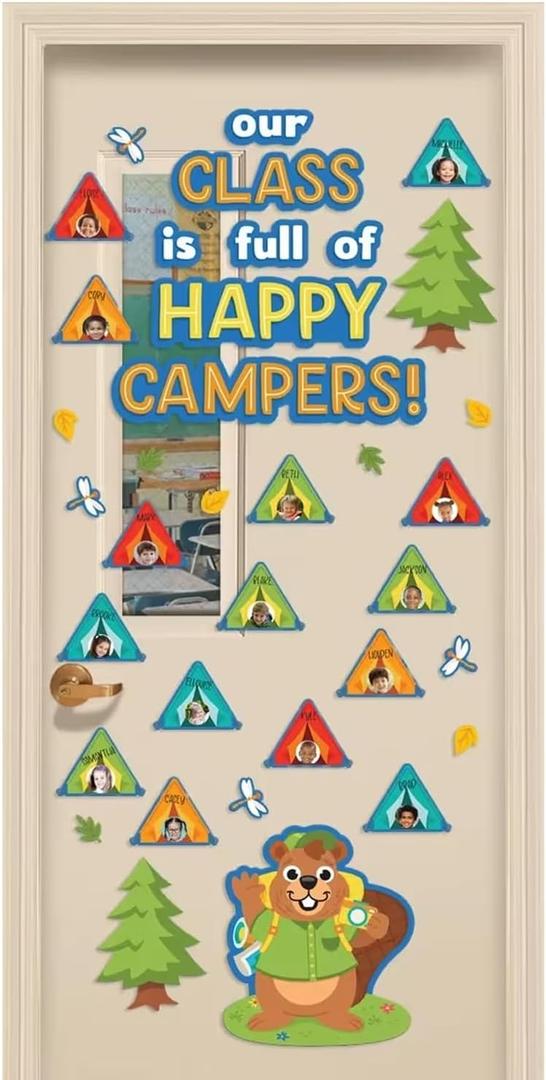 Camp Theme Classroom Door Decorating Kit - 55 Pc.