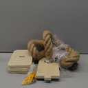 Weysat Cat Tree with 2 x 59.1 Inch Climbing Rope Wall Mounted Cat Climbing Tower Toy with Scratching Post Kitten Rope Ladder with Jumping Platform Wall Steps for Playing and Rest