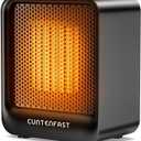 Electric Space Heater, Lightweight PTC Ceramic Fast Heating Desk Heater for Office, Bathroom Portable Mini Personal Heater with Overheating Tip-Over Protection for Office Desk, Camping, Indoor Use