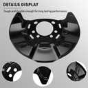 2Pcs Front Brake Backing Panel Dust Shield for 2016-2017 Crosstek, 2013-2015 XV Crosstrek, 2008-2018 Forester, 2008-2016 Impreza Replace 26290-AG000