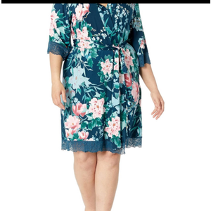 City Chic Women's Apparel Womens City Chic Plus Size Izabella Robe, S