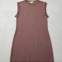 Round Neck Ruffle Sleeveless Top Large