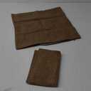 Home Brilliant Decorative Throw Pillow Covers Faux Linen Cushion Covers for Bed Couch Sofa Bench, 18x18 inches(45cm), Brown