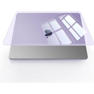 Soonjet Compatible with MacBook Air 13 inch Case, Crystal Clear Shell, Fits 2022-2026 M5/M4/M3/M2 A3449 A3240 A3113 A2681, Color-Matched Transparent Design for All MacBook Air 13.6 inch