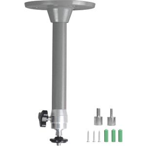 Mini Ceiling Wall Projector Mount Stand Compatible with QKK, DR.J, DBPOWER, Anker, VANKYO, AAXA, Jinhoo, PVO, TMY, AuKing and Most Other Mini Projector (175mm, Gray) (Upright)