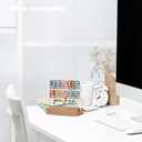 Christian Desk Decor, Jesus Loves You and Me Bible Verse Acrylic Plaque Sign for Home Office Prayer Room Desk Tabletop Decor, Christian Jesus Gifts for Women Men, 4x4 Inch