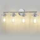 Bathroom Light Fixtures,Chrome Vanity Lights Over Mirror,Chrome Vanity Light for Bathroom, 31''Chrome 4-Light Modern Sconce