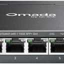 TP-Link Omada 5 Port 2.5G Switch, Easy Managed, VLAN, Auto Loop Prevention, IGMP Snooping, Fanless, Managed by Omada, Durable Metal w/ Shielded Ports(ES206X-M2)