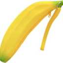 Generic Cute Silicone Banana Coin Pencil Case Holder Coin Purse make up Bag, Yellow (AK-3)
