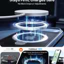 TORRAS Q3 Spin for iPhone Air Case, Patented 360 Magnetic Stand, Fit for MagSafe, Built-in Ring Holder Kickstand, Rugged Military-Grade Protective Case for iPhone 17 Air, Camera Control Button, Clear