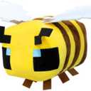 Bee Plush 8-in Character Dolls, Soft, Collectible Gift for Fans Age 3 and Older