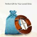 Heavy Duty Wooden Hat Stretcher, 4-Way Adjustable, Universal Fit for Men's Cowboy Fitted Hats (Walnut)