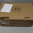 Homienly 40 PCS Dinnerware Set Service for 8, Kitchen Wheat Straw Dinnerware Set Unbreakable - Plates Set, Bowls Set,Cups Set, Microwave and Dishwasher Safe Dish Set for Dinner, Outdoor(Beige)