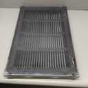 HVAC Premium 20" X 12" Steel Return Air Filter Grille for 1" Filter - Removable Face/Door - HVAC Duct Cover - Flat Stamped Face - Black [Outer Dimensions: 22 5/8" X 14 5/8"]
