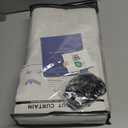 INOVADAY 100% Blackout Curtains for Bedroom, Black Out Curtains 96 Inch Long, Clip Rings Linen Blackout Drapes, Thermal Insulated Room Darkening for Living Room, 2 Panels - Beige,W50xL96