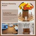 Decoroom Wood Grain Contact Paper Peel and Stick, Vintage Thicken Wood Contact Paper for Cabinets Furniture, Natural Wallpaper Self-Adhesive Removable Waterproof Vinyl Film 15.7 in X 196 in (Brown)