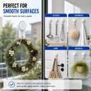 HOME&I Heavy Duty Suction Cup Hooks, 11 lb Strong Hold, No Drill Shower Hooks for Bathroom, Easy Push Install, Removable & Reusable, for Tile Glass Mirror, 2 Pack