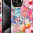 case for iPhone 14 Pro Max,Anti-Scratch Frosted Case Cover,Collage Aesthetic Seashell