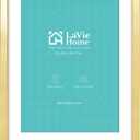 LaVie Home 22x28 Picture Frame Gold Poster Frame,Display Pictures 18x24 with Mat or 22x28 Without Mat, Stable and Sturdy Frame and Polished Plexiglass, Horizontal and Vertical Format of The Walls