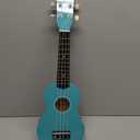 Strong Wind Soprano Ukulele 21 Inch Basswood Ukeleles for Beginners Four Strings Hawaiian Guitar Christmas Ukulele for Adults TeenagersLight Blue