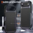 5 x Compatible for iPhone 17 Air Case 2025 6.5" Slim Matte TPU + PC Protective Shockproof Anti-Scratch Plastic Hard Cover Millitary-Grade for iPhone Air Phone Case Gray Black