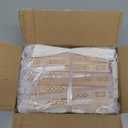 50 Sets Wooden Hand Fan Wood Handheld Folding Fans with Organza Bags and Thank You Tag and Tassels Wedding Party Favors